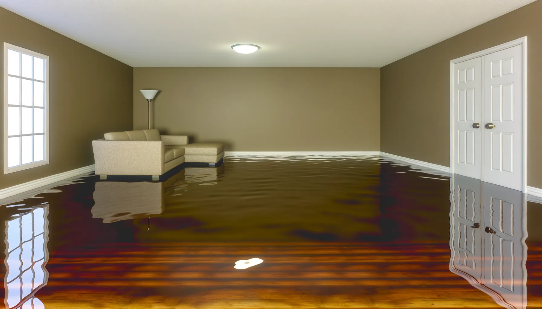 Kitchen Water Damage